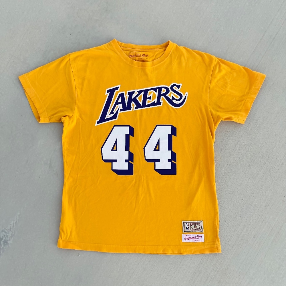 NBA legend Jerry West 44 LA Lakers Shirt